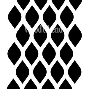 Posh Chalk Stencil Droplets 19.5x30cm