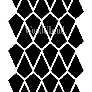 Posh Chalk Stencil Lattice 19.5x30cm