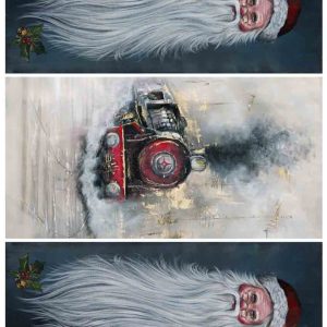 Santa Express A3 Posh Chalk Deluxe Decoupage by Chris Leloudis