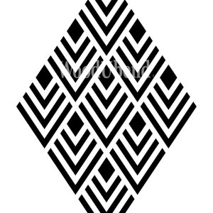 Posh Chalk Stencil Prism 19.5x30cm