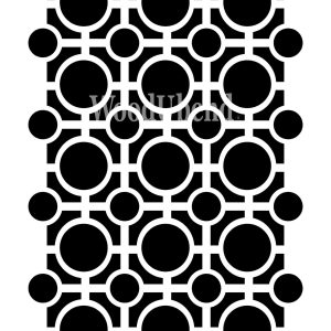 Posh Chalk Stencil Stained Glass Small 19.5x30cm