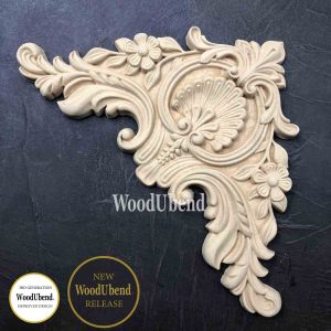 Baroque Pediment WUB1354.29 17x29cm