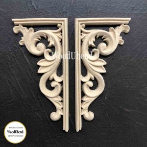 Set of of Corner Scrolls WUB2100 13.8x6.5cm