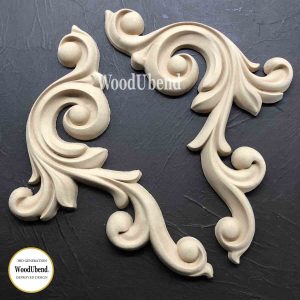 Set of Decorative Scrolls WUB1239 34x16cm