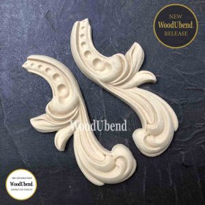Set of Decorative Scrolls WUB6096 14.5x6cm