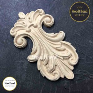 Scroll Pediment WUB6053 16x9.4cm
